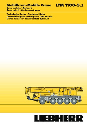 Żurawie szosowo-terenowe Liebherr LTM 1100-5.2 