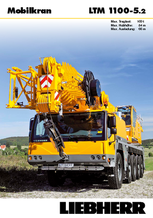 Żurawie szosowo-terenowe Liebherr LTM 1100-5.2 