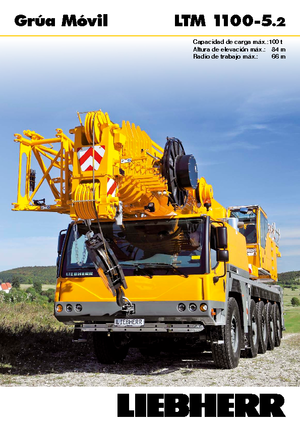 Żurawie szosowo-terenowe Liebherr LTM 1100-5.2 