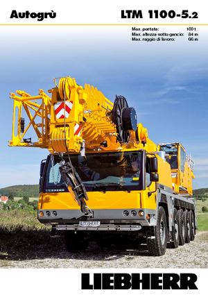 Żurawie szosowo-terenowe Liebherr LTM 1100-5.2 