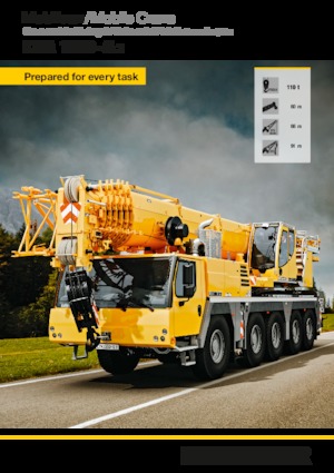 Żurawie szosowo-terenowe Liebherr LTM 1110-5.1 