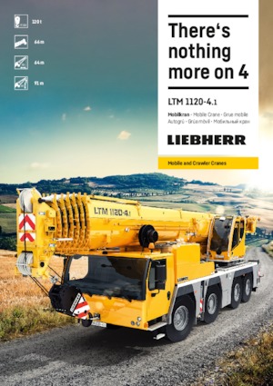 Żurawie szosowo-terenowe Liebherr LTM 1120-4.1 