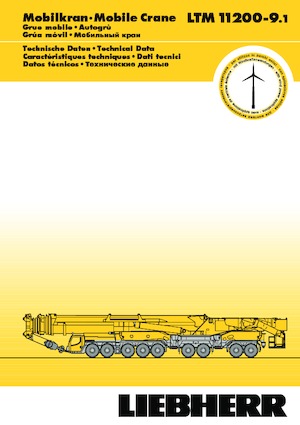 Żurawie szosowo-terenowe Liebherr LTM 11200-9.1 