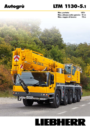 Żurawie szosowo-terenowe Liebherr LTM 1130-5.1 