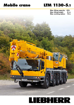 Żurawie szosowo-terenowe Liebherr LTM 1130-5.1 