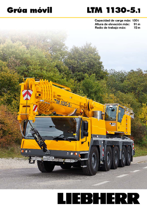 Żurawie szosowo-terenowe Liebherr LTM 1130-5.1 