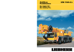 Żurawie szosowo-terenowe Liebherr LTM 1160-5.1 (10x6x8)