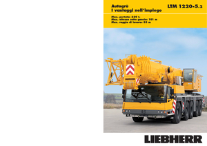 Żurawie szosowo-terenowe Liebherr LTM 1220-5.2 (10x6x10)