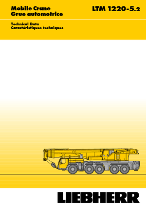 Żurawie szosowo-terenowe Liebherr LTM 1220-5.2 (10x6x10)