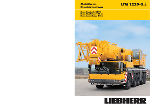 Żurawie szosowo-terenowe Liebherr LTM 1220-5.2 (10x6x10)