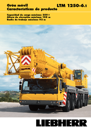 Żurawie szosowo-terenowe Liebherr LTM 1250-6.1 (12x8x10)