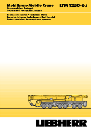 Żurawie szosowo-terenowe Liebherr LTM 1250-6.1 (12x8x10)