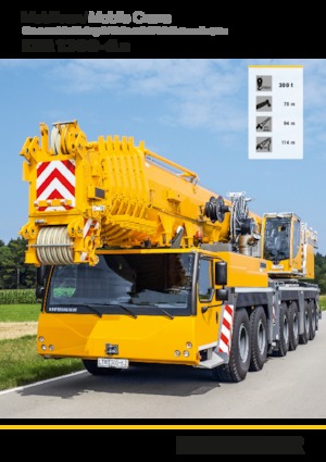 Żurawie szosowo-terenowe Liebherr LTM 1300-6.2 