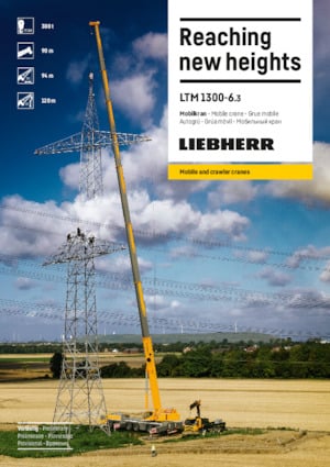 Żurawie szosowo-terenowe Liebherr LTM 1300-6.3 