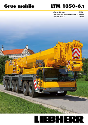 Żurawie szosowo-terenowe Liebherr LTM 1350-6.1 