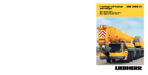 Żurawie szosowo-terenowe Liebherr LTM 1400-7.1 