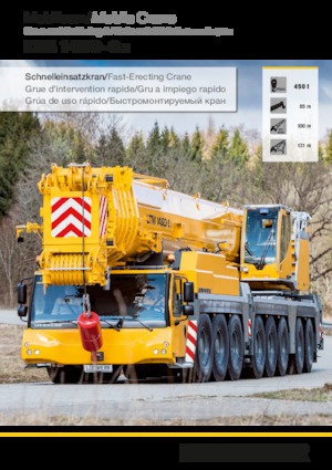 Żurawie szosowo-terenowe Liebherr LTM 1450-8.1 