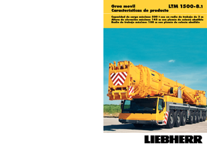 Żurawie szosowo-terenowe Liebherr LTM 1500-8.1