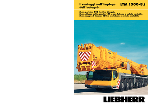 Żurawie szosowo-terenowe Liebherr LTM 1500-8.1