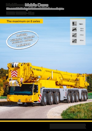 Żurawie szosowo-terenowe Liebherr LTM 1650-8.1