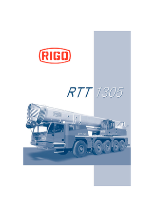 Żurawie szosowo-terenowe RIGO RTT 1305
