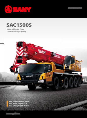 Żurawie szosowo-terenowe Sany SAC1500S