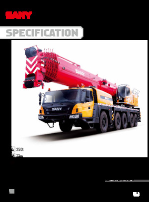 Żurawie szosowo-terenowe Sany SAC2500T7