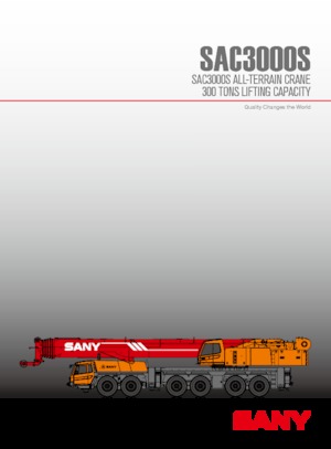 Żurawie szosowo-terenowe Sany SAC3000S