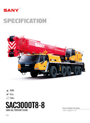 Żurawie szosowo-terenowe Sany SAC3000T8-8