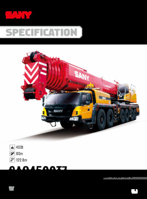 Żurawie szosowo-terenowe Sany SAC4500T7