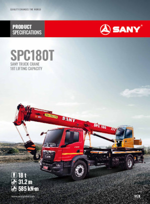 Żurawie szosowo-terenowe Sany SPC180T
