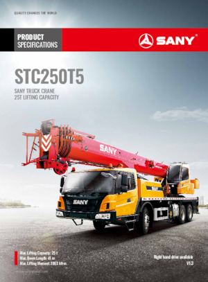 Żurawie szosowo-terenowe Sany STC250T5