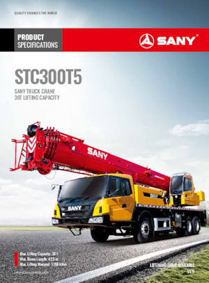 Żurawie szosowo-terenowe Sany STC300T5