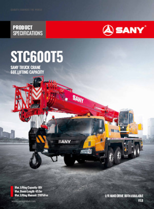 Żurawie szosowo-terenowe Sany STC600T5