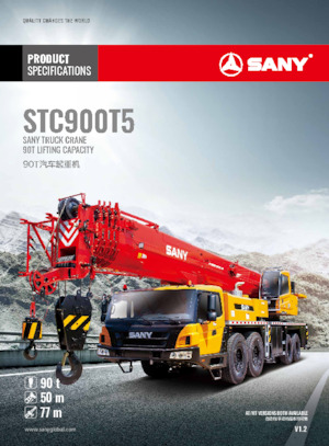 Żurawie szosowo-terenowe Sany STC900T5