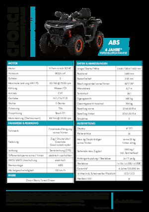 Pojazdy terenowe (ATV) i quady CFMOTO CFORCE 1000 Touring Pro