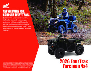 Pojazdy terenowe (ATV) i quady Honda FourTrax Foreman 4x4