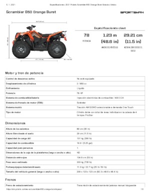 Pojazdy terenowe (ATV) i quady Polaris Scrambler 850