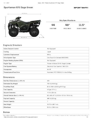 Pojazdy terenowe (ATV) i quady Polaris Sportsman 570