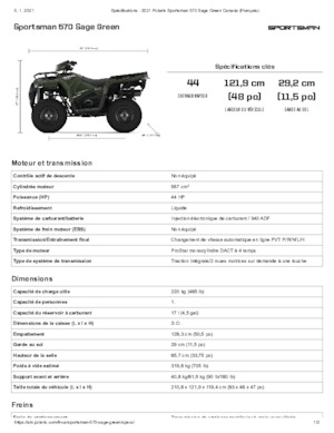 Pojazdy terenowe (ATV) i quady Polaris Sportsman 570