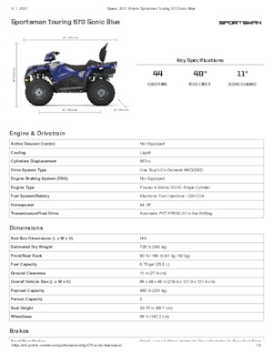 Pojazdy terenowe (ATV) i quady Polaris Sportsman touring 570