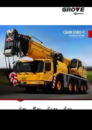 Żurawie szosowo-terenowe Grove GMK5180-1