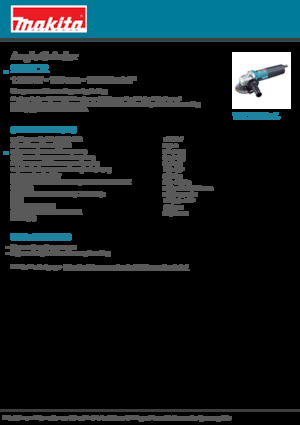 Szlifierki kątowe Makita 9561CR