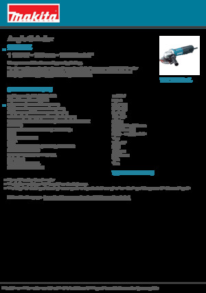 Szlifierki kątowe Makita 9565PZ