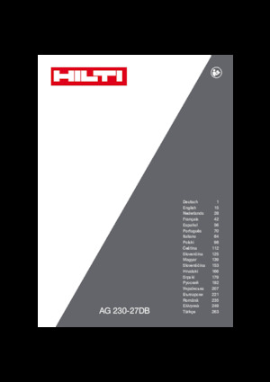 Szlifierki kątowe Hilti AG 230-27DB