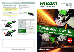 Szlifierki kątowe HiKOKI G13BYEQ2