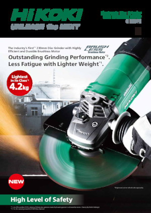Szlifierki kątowe HiKOKI G23BYE