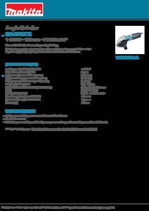 Szlifierki kątowe Makita GA4040CZ