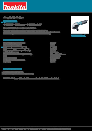 Szlifierki kątowe Makita GA4040Z