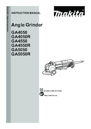 Szlifierki kątowe Makita GA4550R